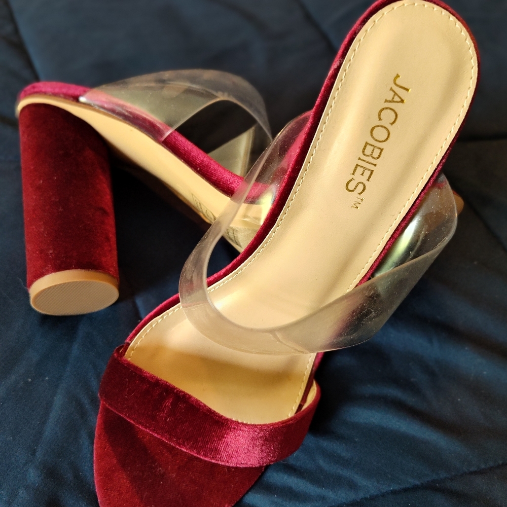 Jacobies After Five Velvet Sandal